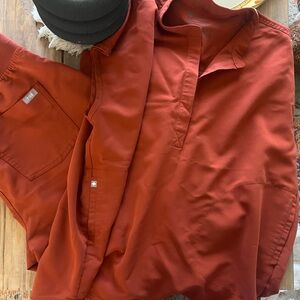 Figs Women's Rust Pants & Jumpsuit